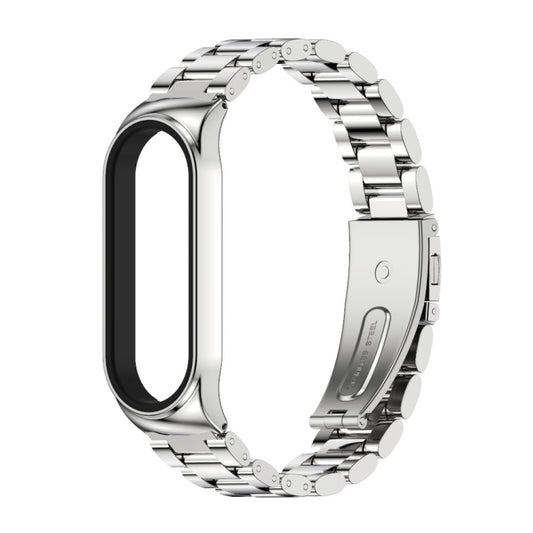 Pour Xiaomi Mi Band 6/5/4/3 CS Métal Trois Perles En Acier Inoxydable Bracelet De Remplacement