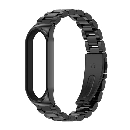Pour Xiaomi Mi Band 6/5/4/3 CS Métal Trois Perles En Acier Inoxydable Bracelet De Remplacement