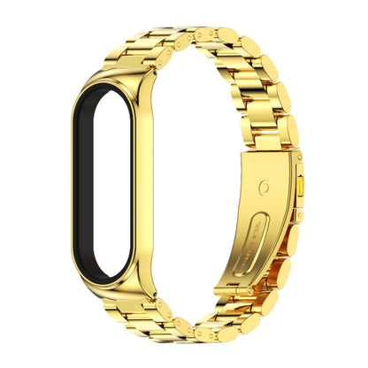 Pour Xiaomi Mi Band 6/5/4/3 CS Métal Trois Perles En Acier Inoxydable Bracelet De Remplacement