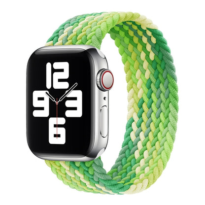 Bracelet de rechange en nylon tissé à boucle unique, taille : XS 128 mm pour Apple Watch Series 6 & SE & 5 & 4 40 mm / 3 & 2 & 1 38 mm, XS 128mm 40mm / 38 mm