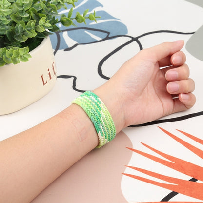 Bracelet de rechange en nylon tissé à boucle unique, taille : XS 128 mm pour Apple Watch Series 6 & SE & 5 & 4 40 mm / 3 & 2 & 1 38 mm, XS 128mm 40mm / 38 mm