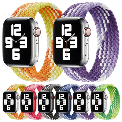 Bracelet de rechange en nylon tissé à boucle unique, taille : L 155 mm pour Apple Watch Series 6 & SE & 5 & 4 40 mm / 3 & 2 & 1 38 mm, L 155mm 40mm / 38 mm