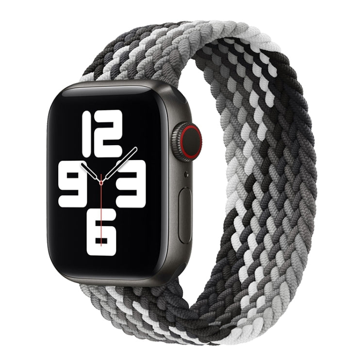 Bracelet de rechange en nylon tissé à boucle unique, taille : XS 135 mm pour Apple Watch Series 6 & SE & 5 & 4 44 mm / 3 & 2 & 1 42 mm, XS 135mm 44mm / 42 mm