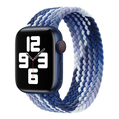 Bracelet de rechange en nylon tissé à boucle unique, taille : XS 135 mm pour Apple Watch Series 6 & SE & 5 & 4 44 mm / 3 & 2 & 1 42 mm, XS 135mm 44mm / 42 mm