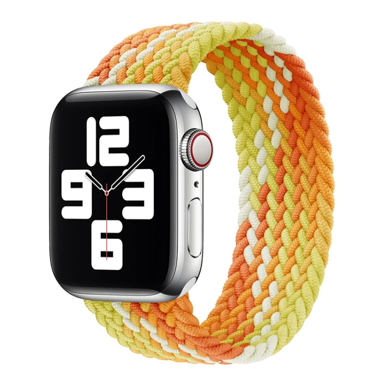 Bracelet de rechange en nylon tissé à boucle unique, taille : XS 135 mm pour Apple Watch Series 6 & SE & 5 & 4 44 mm / 3 & 2 & 1 42 mm, XS 135mm 44mm / 42 mm
