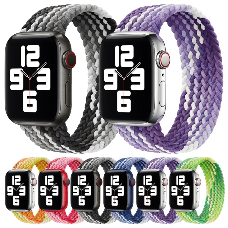 Bracelet de rechange en nylon tissé à boucle unique, taille : S 145 mm pour Apple Watch Series 6 & SE & 5 & 4 44 mm / 3 & 2 & 1 42 mm, S 145mm 44mm / 42 mm