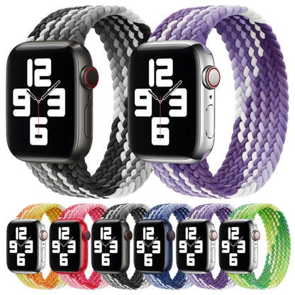 Bracelet de rechange en nylon tissé à boucle unique, taille : S 145 mm pour Apple Watch Series 6 & SE & 5 & 4 44 mm / 3 & 2 & 1 42 mm, S 145mm 44mm / 42 mm