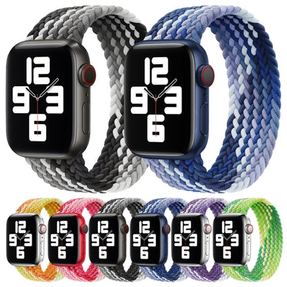 Bracelet de rechange en nylon tissé à boucle unique, taille : M 155 mm pour Apple Watch Series 6 & SE & 5 & 4 44 mm / 3 & 2 & 1 42 mm, M 155mm 44mm / 42 mm