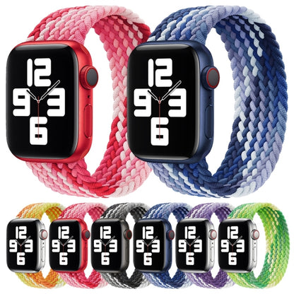 Bracelet de rechange en nylon tissé à boucle unique, taille : L 165 mm pour Apple Watch Series 6 & SE & 5 & 4 44 mm / 3 & 2 & 1 42 mm, L 165mm 44mm / 42 mm