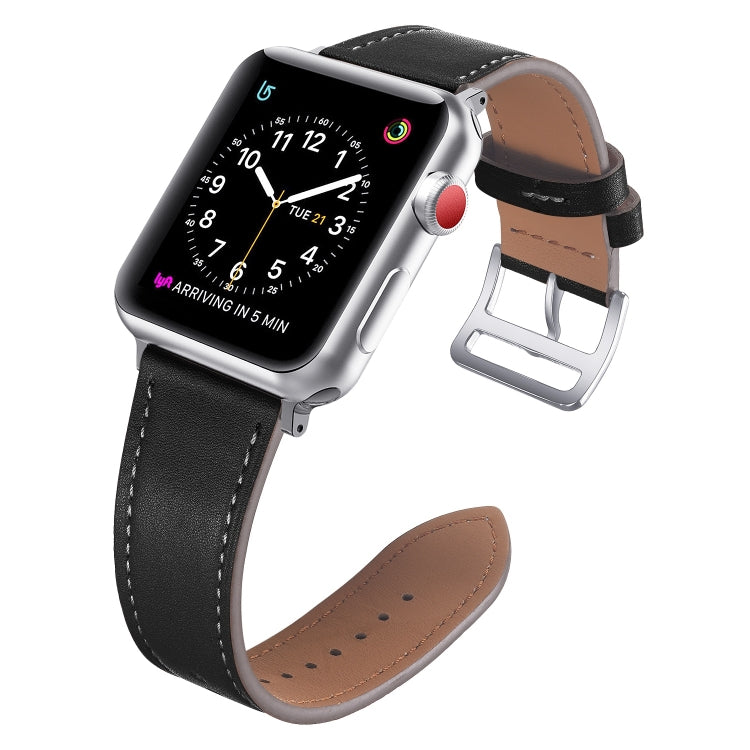 Bracelet de montre en cuir de remplacement à petite taille, For Apple Watch Series 7  41mm / & 6 & SE & 5 & 4 40mm, For Apple Watch Series  7  45mm / & 6 & SE & 5 & 4 44mm