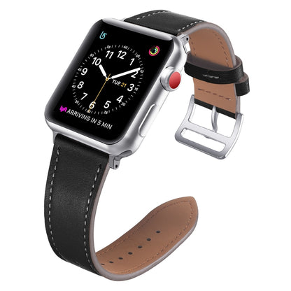 Bracelet de montre en cuir de remplacement à petite taille, For Apple Watch Series 7  41mm / & 6 & SE & 5 & 4 40mm, For Apple Watch Series  7  45mm / & 6 & SE & 5 & 4 44mm