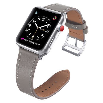 Bracelet de montre en cuir de remplacement à petite taille, For Apple Watch Series 7  41mm / & 6 & SE & 5 & 4 40mm, For Apple Watch Series  7  45mm / & 6 & SE & 5 & 4 44mm