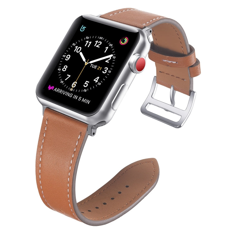 Bracelet de montre en cuir de remplacement à petite taille, For Apple Watch Series 7  41mm / & 6 & SE & 5 & 4 40mm, For Apple Watch Series  7  45mm / & 6 & SE & 5 & 4 44mm