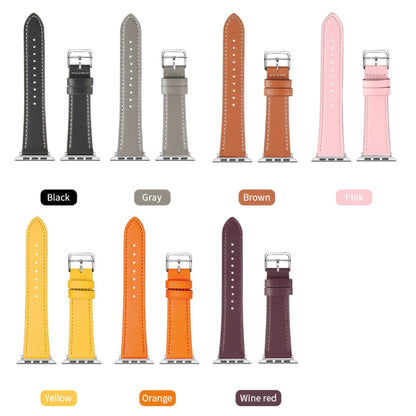 Bracelet de montre en cuir de remplacement à petite taille, For Apple Watch Series 7  41mm / & 6 & SE & 5 & 4 40mm, For Apple Watch Series  7  45mm / & 6 & SE & 5 & 4 44mm