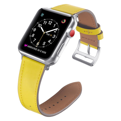 Bracelet de montre en cuir de remplacement à petite taille, For Apple Watch Series 7  41mm / & 6 & SE & 5 & 4 40mm, For Apple Watch Series  7  45mm / & 6 & SE & 5 & 4 44mm