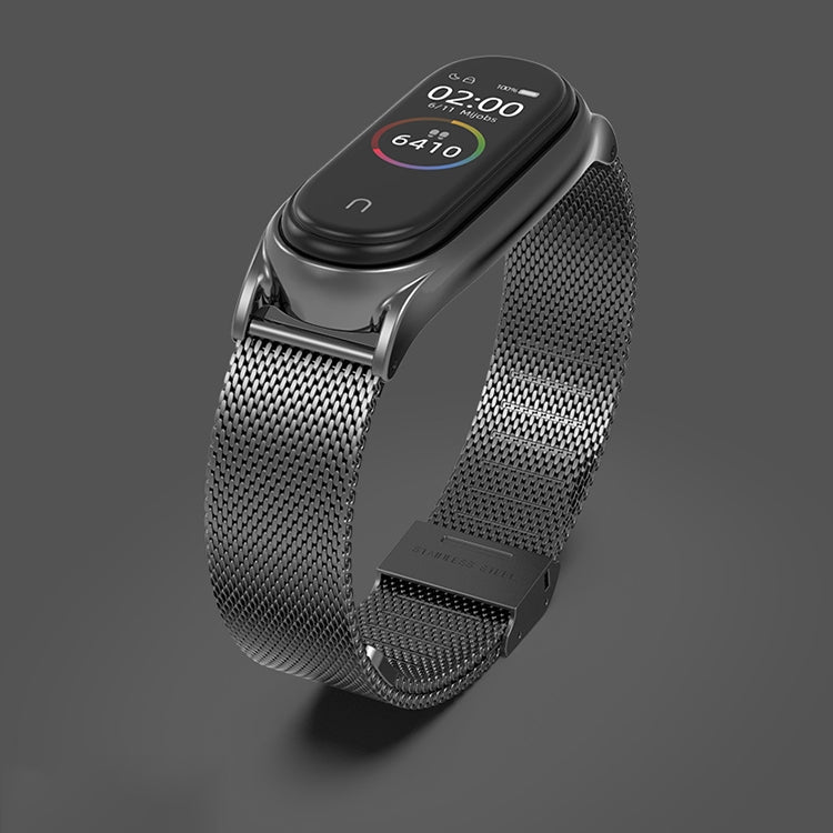Pour Xiaomi Mi Band 6/5/4/3 Mijobs Milan Buckle Plus Bracelet de remplacement en acier inoxydable