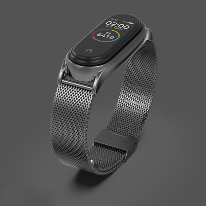Pour Xiaomi Mi Band 6/5/4/3 Mijobs Milan Buckle Plus Bracelet de remplacement en acier inoxydable