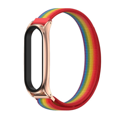 Pour Xiaomi Mi Band 6/5/4/3 Mijobs Nylon Loop Plus Strap Bracelet de rechange