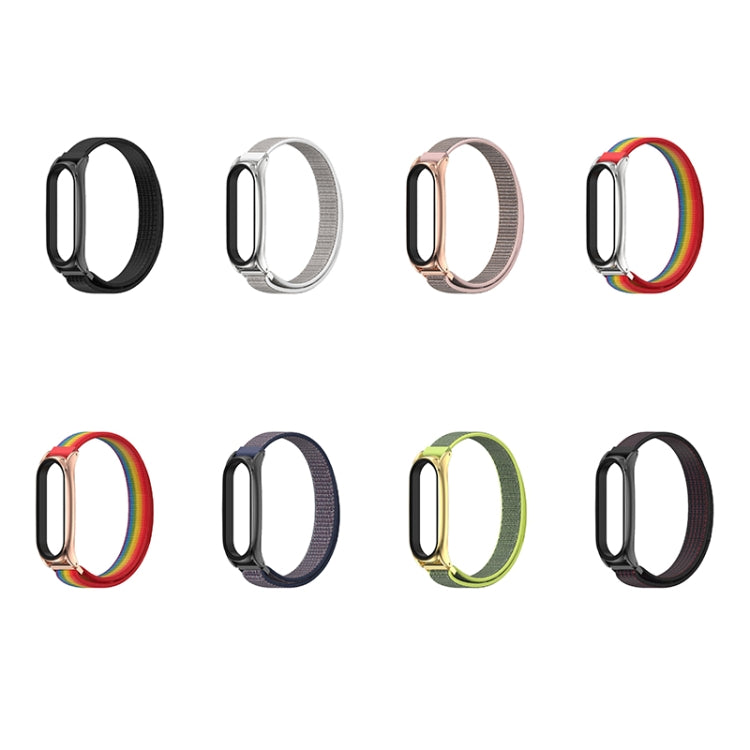 Pour Xiaomi Mi Band 6/5/4/3 Mijobs Nylon Loop Plus Strap Bracelet de rechange