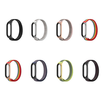 Pour Xiaomi Mi Band 6/5/4/3 Mijobs Nylon Loop Plus Strap Bracelet de rechange