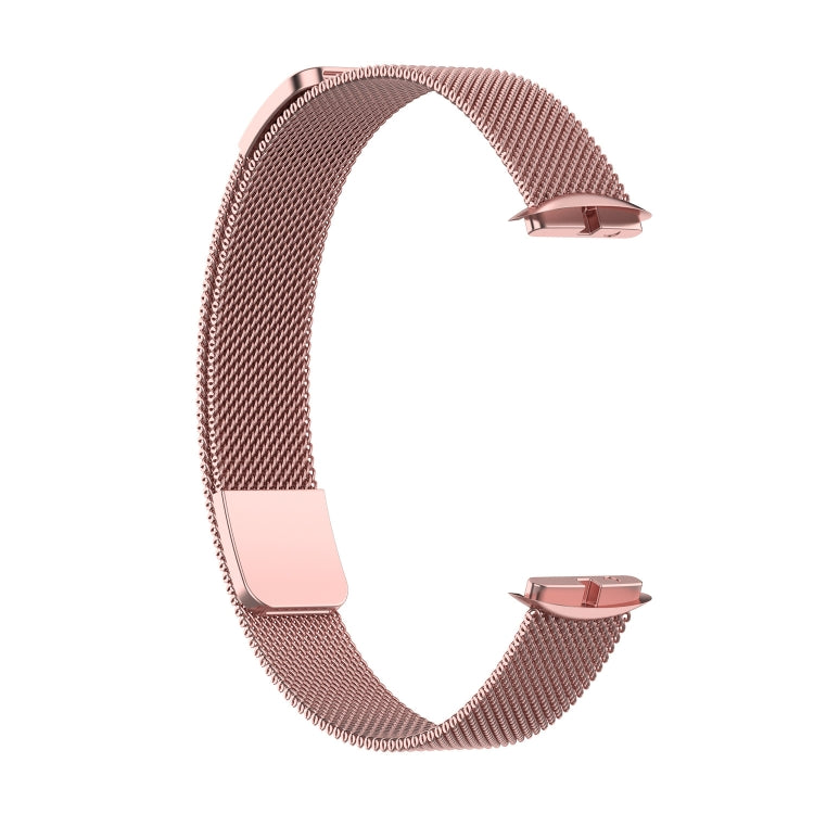 Pour Fitbit Luxe édition spéciale bracelet de remplacement magnétique en métal milanais