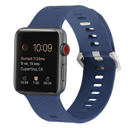 Bracelet de remplacement en silicone pour Apple Watch Series, 7 45mm / 6 & SE & 5 & 4 44mm / 3 & 2 & 1 42mm, 7 41mm / 6 & SE & 5 & 4 40mm / 3 & 2 & 1 38mm