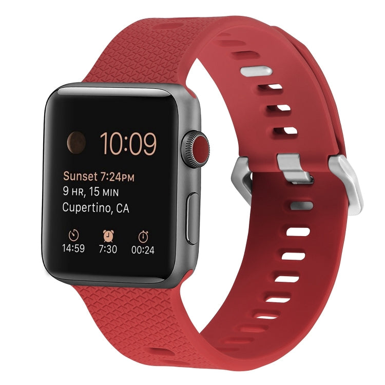Bracelet de remplacement en silicone pour Apple Watch Series, 7 45mm / 6 & SE & 5 & 4 44mm / 3 & 2 & 1 42mm, 7 41mm / 6 & SE & 5 & 4 40mm / 3 & 2 & 1 38mm