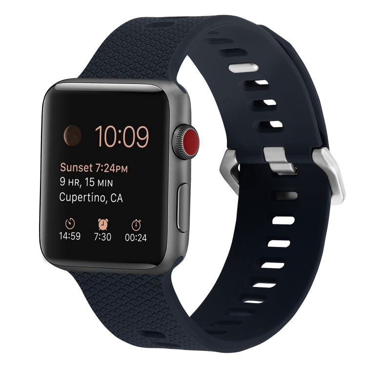 Bracelet de remplacement en silicone pour Apple Watch Series, 7 45mm / 6 & SE & 5 & 4 44mm / 3 & 2 & 1 42mm, 7 41mm / 6 & SE & 5 & 4 40mm / 3 & 2 & 1 38mm