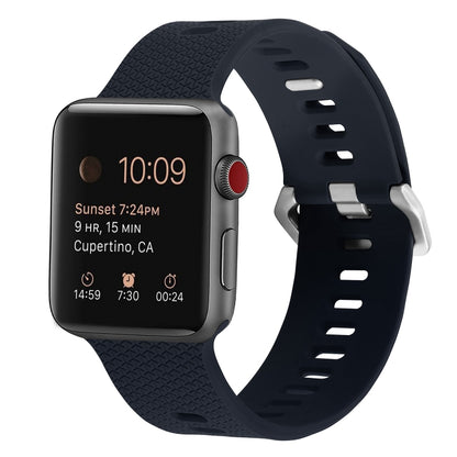 Bracelet de remplacement en silicone pour Apple Watch Series, 7 45mm / 6 & SE & 5 & 4 44mm / 3 & 2 & 1 42mm, 7 41mm / 6 & SE & 5 & 4 40mm / 3 & 2 & 1 38mm