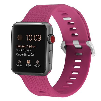 Bracelet de remplacement en silicone pour Apple Watch Series, 7 45mm / 6 & SE & 5 & 4 44mm / 3 & 2 & 1 42mm, 7 41mm / 6 & SE & 5 & 4 40mm / 3 & 2 & 1 38mm