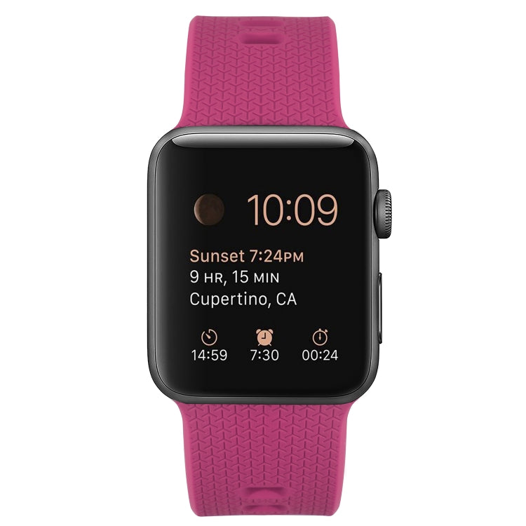Bracelet de remplacement en silicone pour Apple Watch Series, 7 45mm / 6 & SE & 5 & 4 44mm / 3 & 2 & 1 42mm, 7 41mm / 6 & SE & 5 & 4 40mm / 3 & 2 & 1 38mm