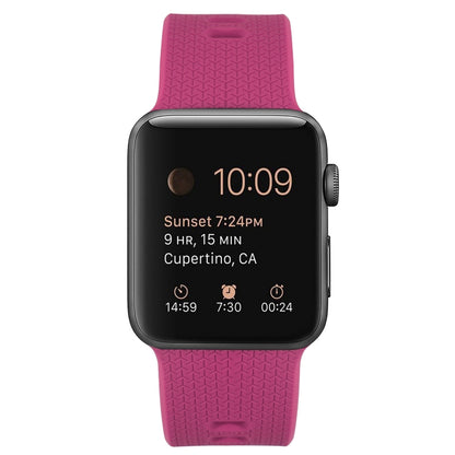 Bracelet de remplacement en silicone pour Apple Watch Series, 7 45mm / 6 & SE & 5 & 4 44mm / 3 & 2 & 1 42mm, 7 41mm / 6 & SE & 5 & 4 40mm / 3 & 2 & 1 38mm