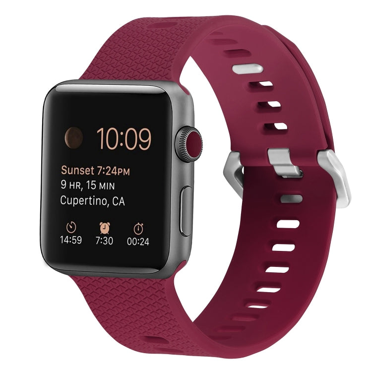 Bracelet de remplacement en silicone pour Apple Watch Series, 7 45mm / 6 & SE & 5 & 4 44mm / 3 & 2 & 1 42mm, 7 41mm / 6 & SE & 5 & 4 40mm / 3 & 2 & 1 38mm