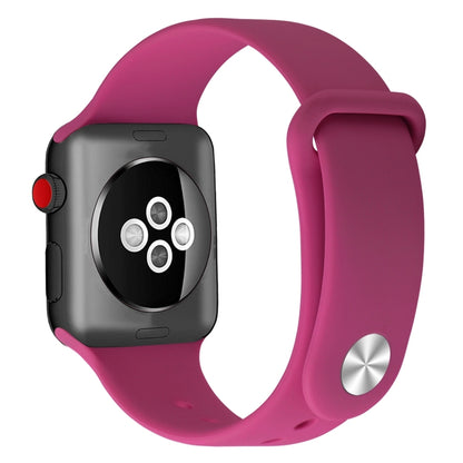 Bracelet de remplacement en silicone pour Apple Watch Series, 7 41mm / 6 & SE & 5 & 4 40mm / 3 & 2 & 1 38mm, 7 45mm / 6 & SE & 5 & 4 44mm / 3 & 2 & 1 42mm