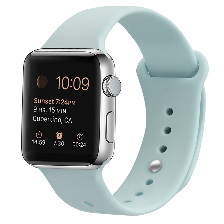 Bracelet de remplacement en silicone pour Apple Watch Series, 7 41mm / 6 & SE & 5 & 4 40mm / 3 & 2 & 1 38mm, 7 45mm / 6 & SE & 5 & 4 44mm / 3 & 2 & 1 42mm