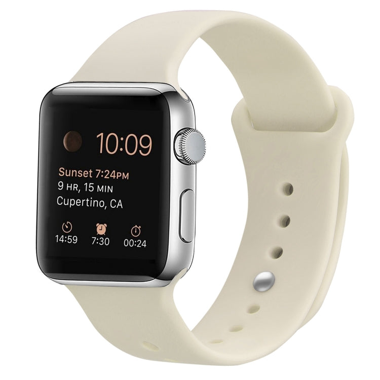 Bracelet de remplacement en silicone pour Apple Watch Series, 7 41mm / 6 & SE & 5 & 4 40mm / 3 & 2 & 1 38mm, 7 45mm / 6 & SE & 5 & 4 44mm / 3 & 2 & 1 42mm