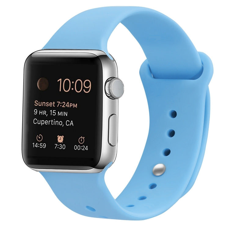 Bracelet de remplacement en silicone pour Apple Watch Series, 7 41mm / 6 & SE & 5 & 4 40mm / 3 & 2 & 1 38mm, 7 45mm / 6 & SE & 5 & 4 44mm / 3 & 2 & 1 42mm