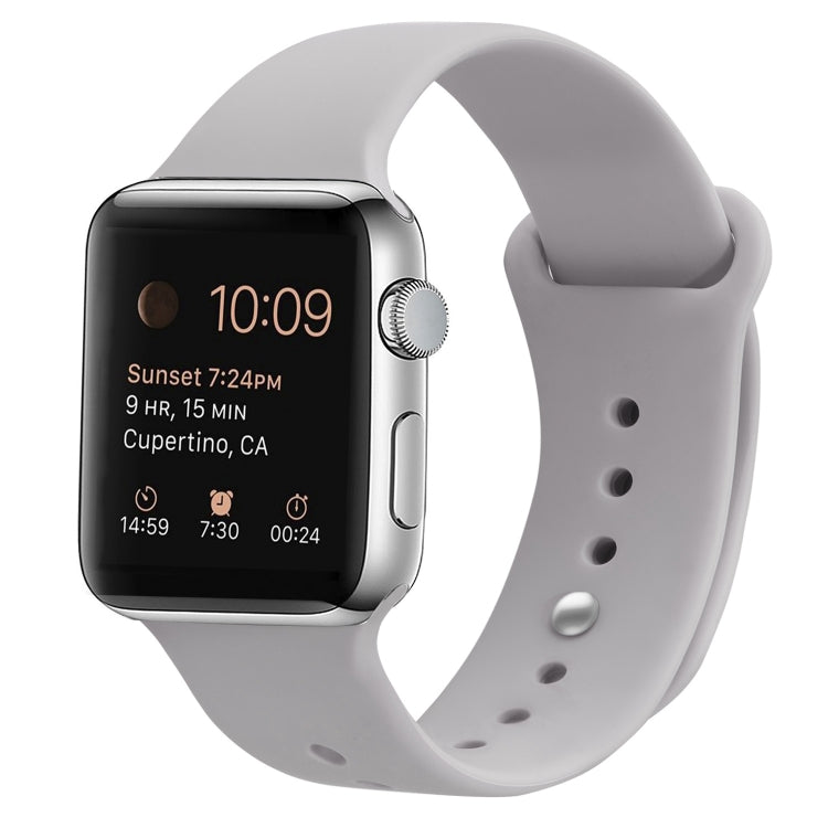 Bracelet de remplacement en silicone pour Apple Watch Series, 7 41mm / 6 & SE & 5 & 4 40mm / 3 & 2 & 1 38mm, 7 45mm / 6 & SE & 5 & 4 44mm / 3 & 2 & 1 42mm