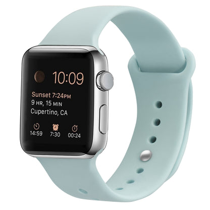 Bracelet de remplacement en silicone pour Apple Watch Series, 7 41mm / 6 & SE & 5 & 4 40mm / 3 & 2 & 1 38mm, 7 45mm / 6 & SE & 5 & 4 44mm / 3 & 2 & 1 42mm