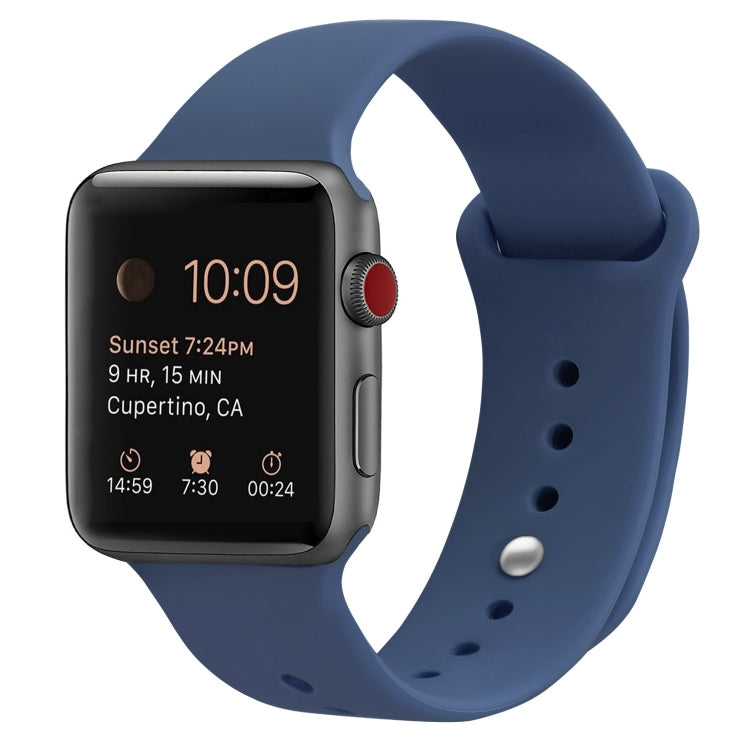 Bracelet de remplacement en silicone pour Apple Watch Series, 7 41mm / 6 & SE & 5 & 4 40mm / 3 & 2 & 1 38mm, 7 45mm / 6 & SE & 5 & 4 44mm / 3 & 2 & 1 42mm