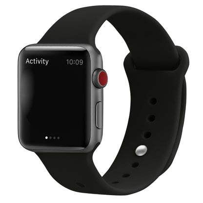 Bracelet de remplacement en silicone pour Apple Watch Series, 7 41mm / 6 & SE & 5 & 4 40mm / 3 & 2 & 1 38mm, 7 45mm / 6 & SE & 5 & 4 44mm / 3 & 2 & 1 42mm
