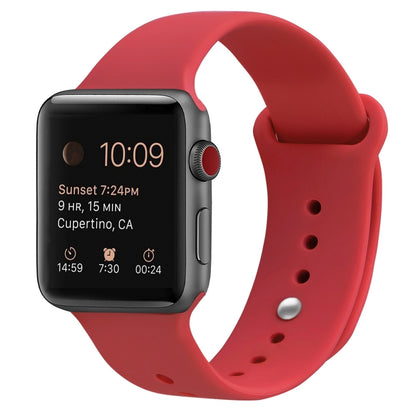 Bracelet de remplacement en silicone pour Apple Watch Series, 7 41mm / 6 & SE & 5 & 4 40mm / 3 & 2 & 1 38mm, 7 45mm / 6 & SE & 5 & 4 44mm / 3 & 2 & 1 42mm