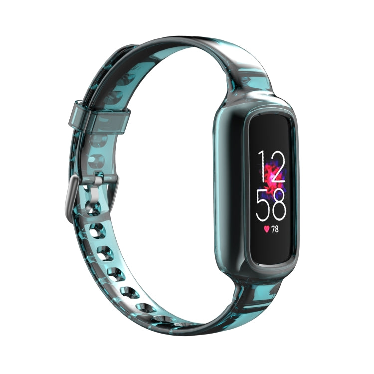Bracelet de montre en silicone avec bracelet de rechange intégré, For Fitbit Luxe