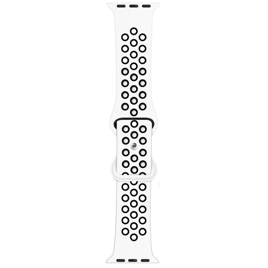 Bracelet de montre de remplacement en silicone liquide bicolore à boucle papillon pour la série Apple Watch, 7 41mm / 6 & SE & 5 & 4 40mm / 3 & 2 & 1 38mm, 7 45mm / 6 & SE & 5 & 4 44mm / 3 & 2 & 1 42mm