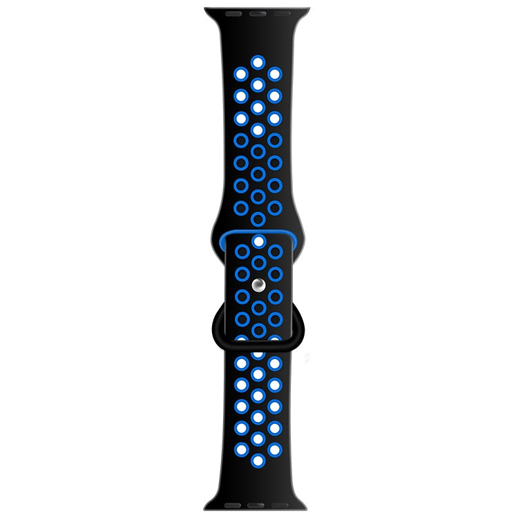 Bracelet de montre de remplacement en silicone liquide bicolore à boucle papillon pour la série Apple Watch, 7 41mm / 6 & SE & 5 & 4 40mm / 3 & 2 & 1 38mm, 7 45mm / 6 & SE & 5 & 4 44mm / 3 & 2 & 1 42mm