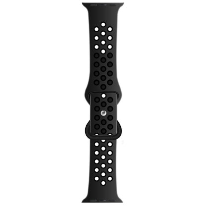 Bracelet de montre de remplacement en silicone liquide bicolore à boucle papillon pour la série Apple Watch, 7 41mm / 6 & SE & 5 & 4 40mm / 3 & 2 & 1 38mm, 7 45mm / 6 & SE & 5 & 4 44mm / 3 & 2 & 1 42mm