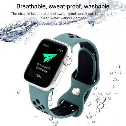 Bracelet de montre de remplacement en silicone liquide bicolore à boucle papillon pour la série Apple Watch, 7 41mm / 6 & SE & 5 & 4 40mm / 3 & 2 & 1 38mm, 7 45mm / 6 & SE & 5 & 4 44mm / 3 & 2 & 1 42mm