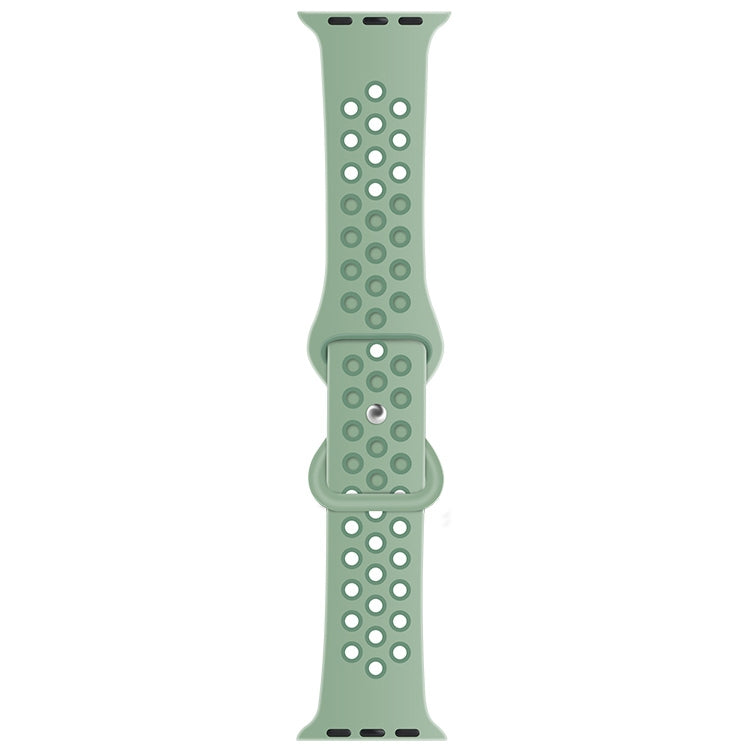 Bracelet de montre de remplacement en silicone liquide bicolore à boucle papillon pour la série Apple Watch, 7 41mm / 6 & SE & 5 & 4 40mm / 3 & 2 & 1 38mm, 7 45mm / 6 & SE & 5 & 4 44mm / 3 & 2 & 1 42mm