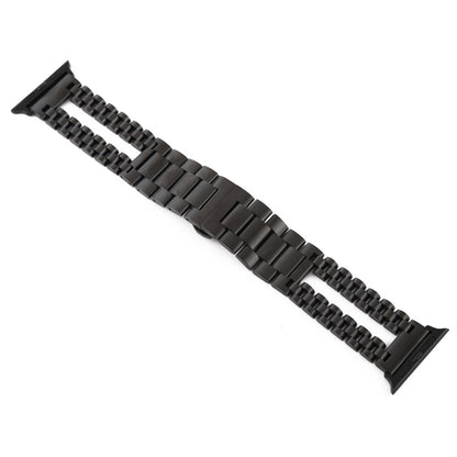 Bracelet de montre en acier inoxydable, For Apple Watch Series 7 41mm / 6 & SE & 5 & 4 40mm / 3 & 2 & 1 38mm, For Apple Watch Series 7 45mm / 6 & SE & 5 & 4 44mm / 3 & 2 & 1 42mm