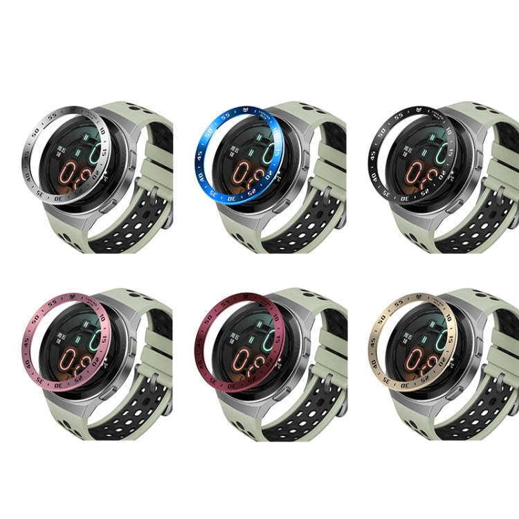 Pour Huawei Watch GT2e Smart Watch Bague Lunette En Acier Inoxydable, A Version Time, E Version Speed